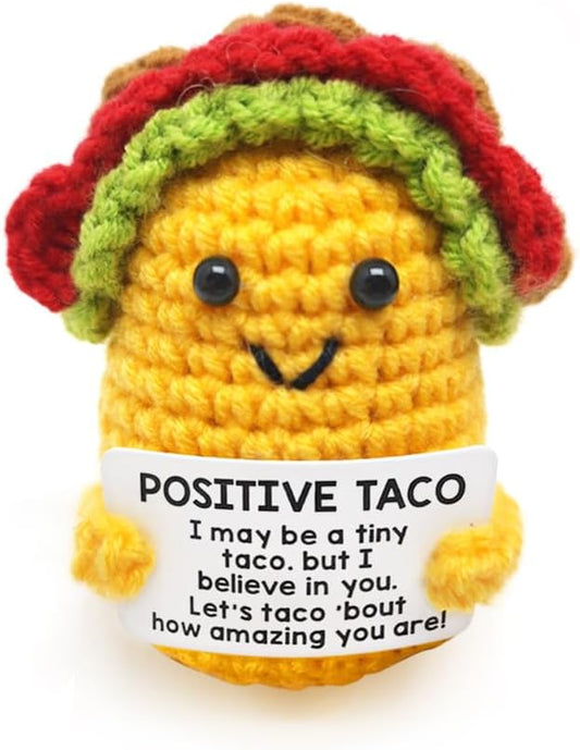 Taco Pin Cushion, Handmade Knitted Pincushions, Cute Pin Cushions Needle Holders for Sewing Quilting Accessory, DIY Crafts or Patchwork Decor