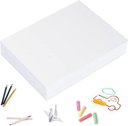 9"x12" Sketching Drawing Paper for Kids Toddlers Art Craft Supplies, White Paper for Coloring Doodle 200 Sheets