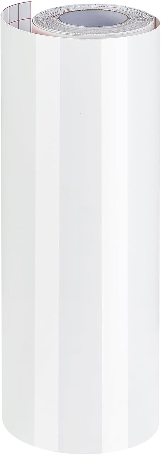 Ant Smart Adhesive Permanent Vinyl Compatible with Cricut Explore and Maker Series Without Cutting Mats, Create DIY Projects, Decals, Stickers & More (White, 13inch x 50ft)