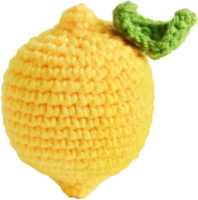 Lemon Pin Cushion, Handmade Knitted Pincushions, Cute Pin Cushions Needle Holders for Sewing Quilting Accessory, DIY Crafts or Patchwork Decor