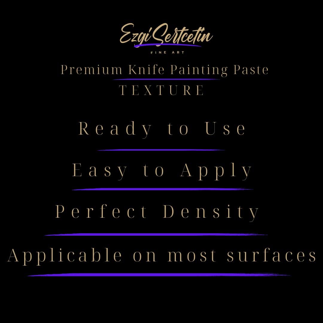 Premium Palette Knife Painting Paste|Texture Paste|Authentic Bright Colors|Ready to Use|Easy to Apply| 6oz (Di Aqua)