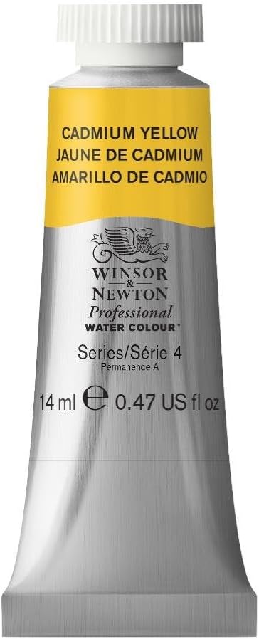 Winsor & Newton Professional Water Colour Paint, 0.47-oz Tube, Cadmium Yellow