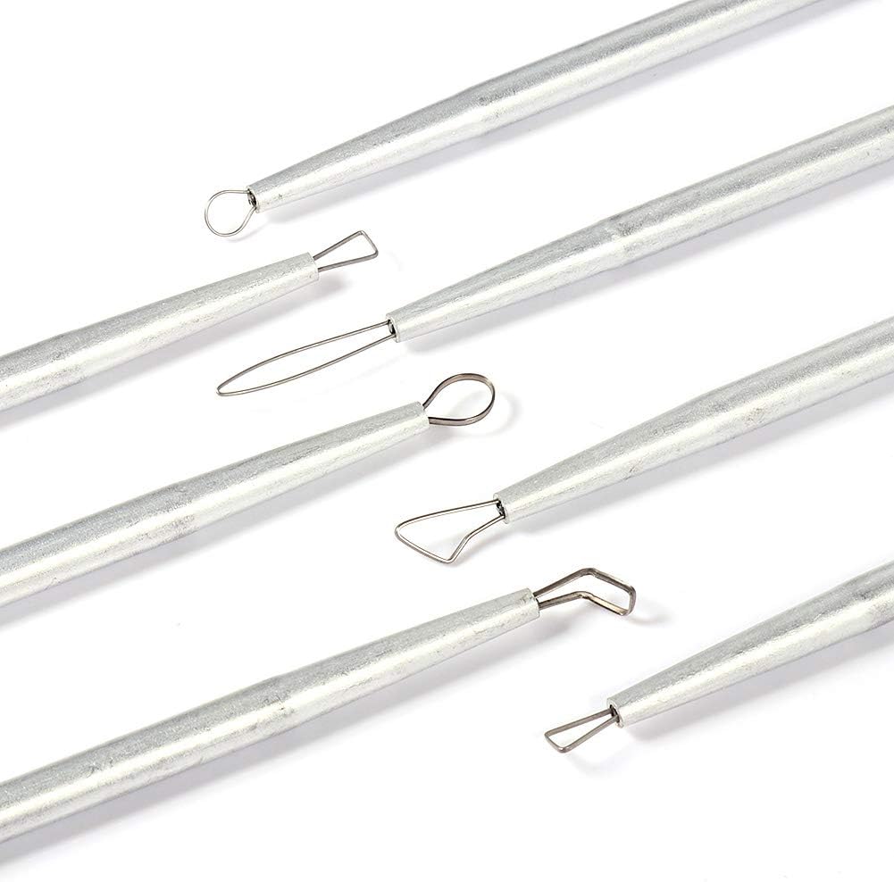 Ceramic Pottery & Clay Ribbon Sculpting Tool Kit (Set of 7)