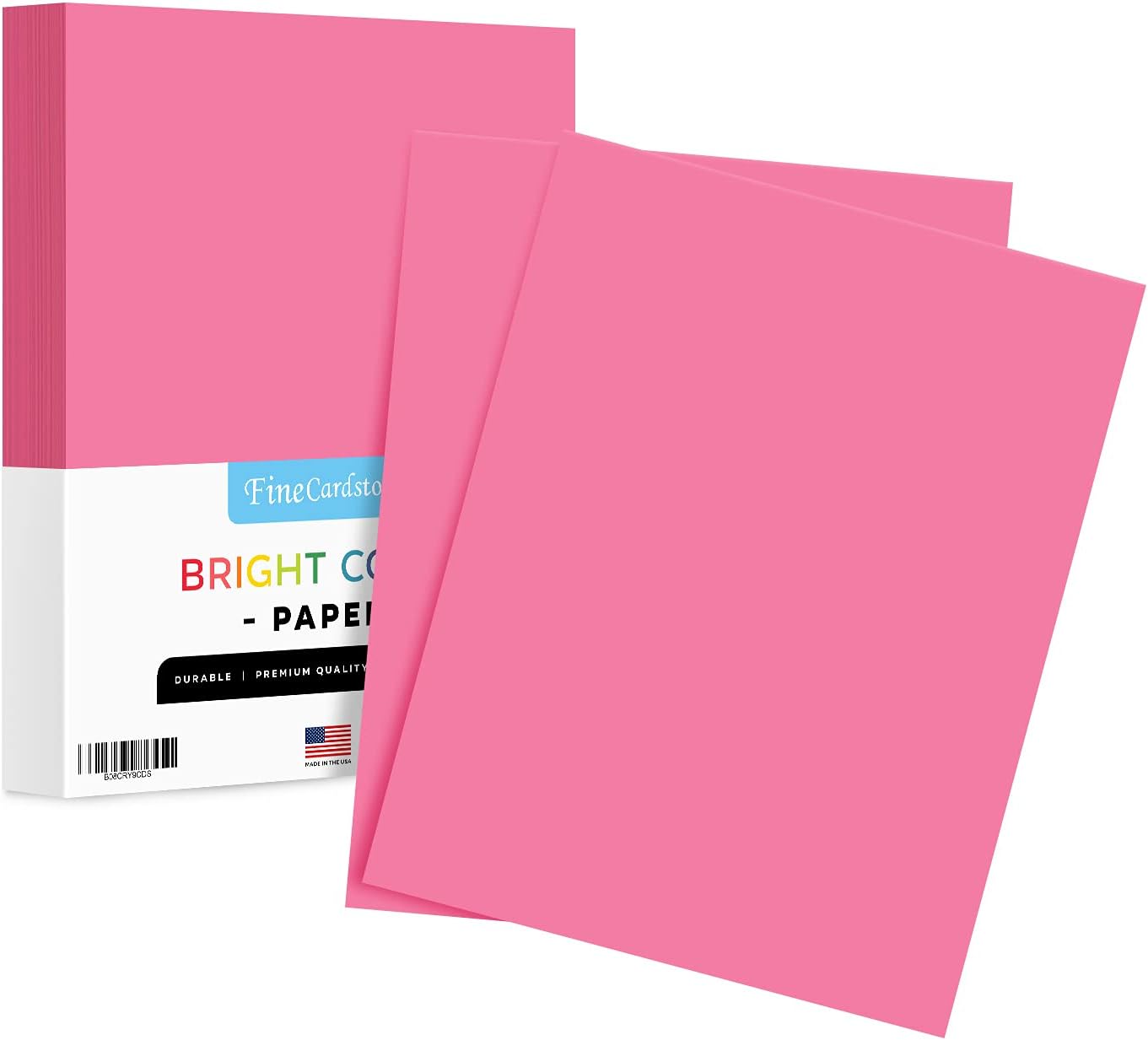 8.5 x 11" Ultra Fuchsia Color Paper Smooth, for School, Office & Home Supplies, Holiday Crafting, Arts & Crafts | Acid & Lignin Free | Regular 20lb Paper - 100 Sheets