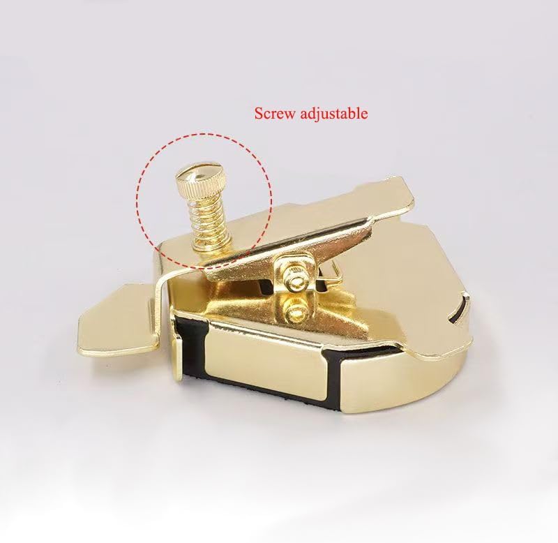 Bequilter Upgraded Multifunctional Magnetic Seam Guide for Sewing Machines, Adjustable Sewing Guide for Precise Stitching, Universal Sewing Supplies and Accessories (Silver and Gold)