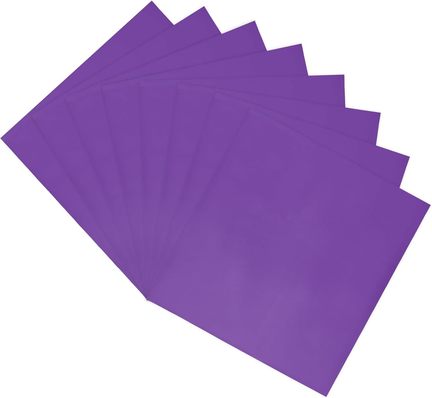 MECCANIXITY 50 Pack Toner Reactive Foil ,Deco Foil Transfer Sheets 8.5"x11" A4 Hot Foil Paper for Laser Printer Scrapbooking Heat Transfer DIY Craft,Purple