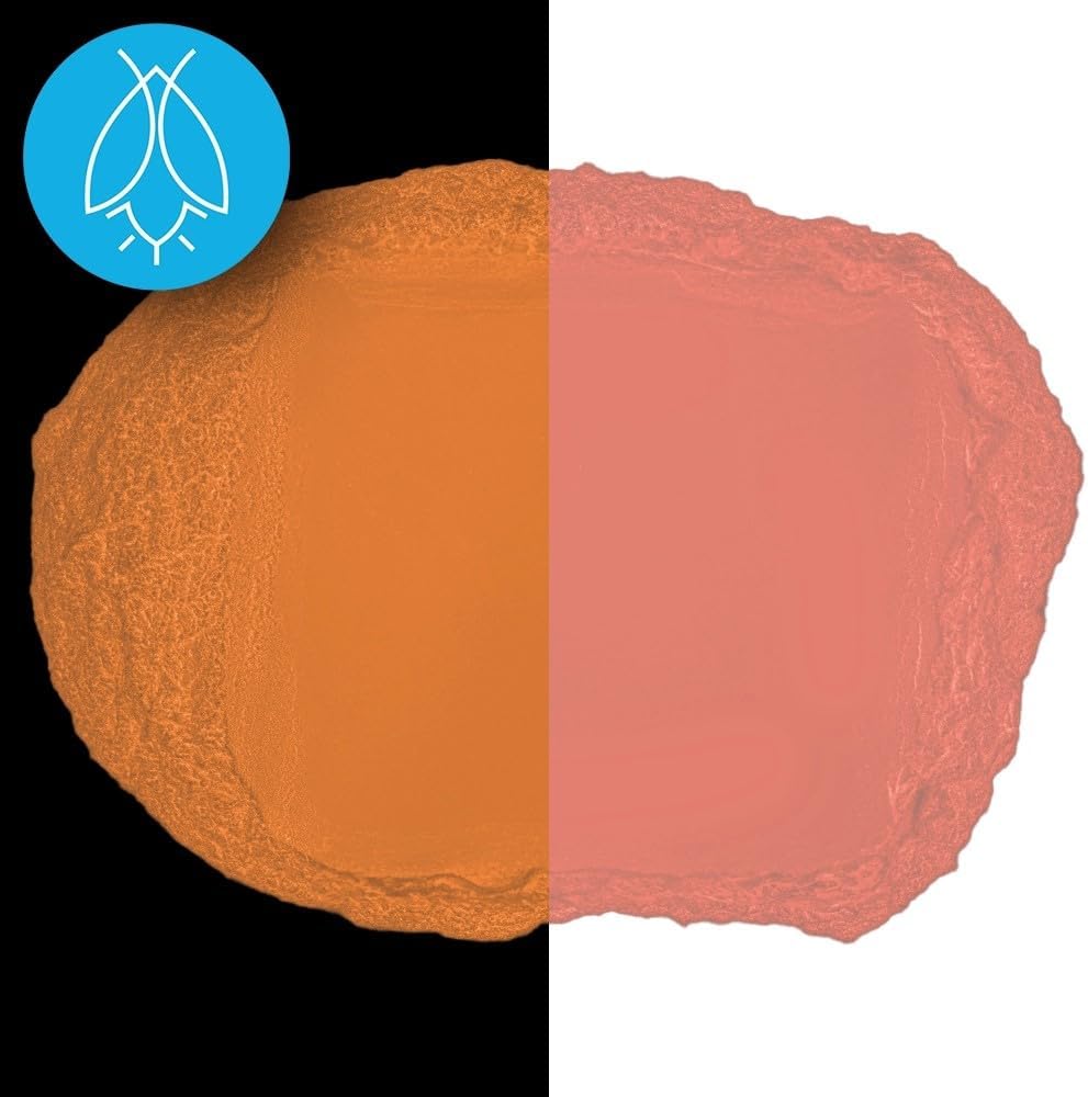 Glow in The Dark Pigment Powder - Neutral and Fluorescent Color for Art Painting, Fine Art, Nail Art Paint, and DIY Crafts - Long Lasting, 10+ Color Options - Fluorescent Red - (12 Grams/ .42 oz)