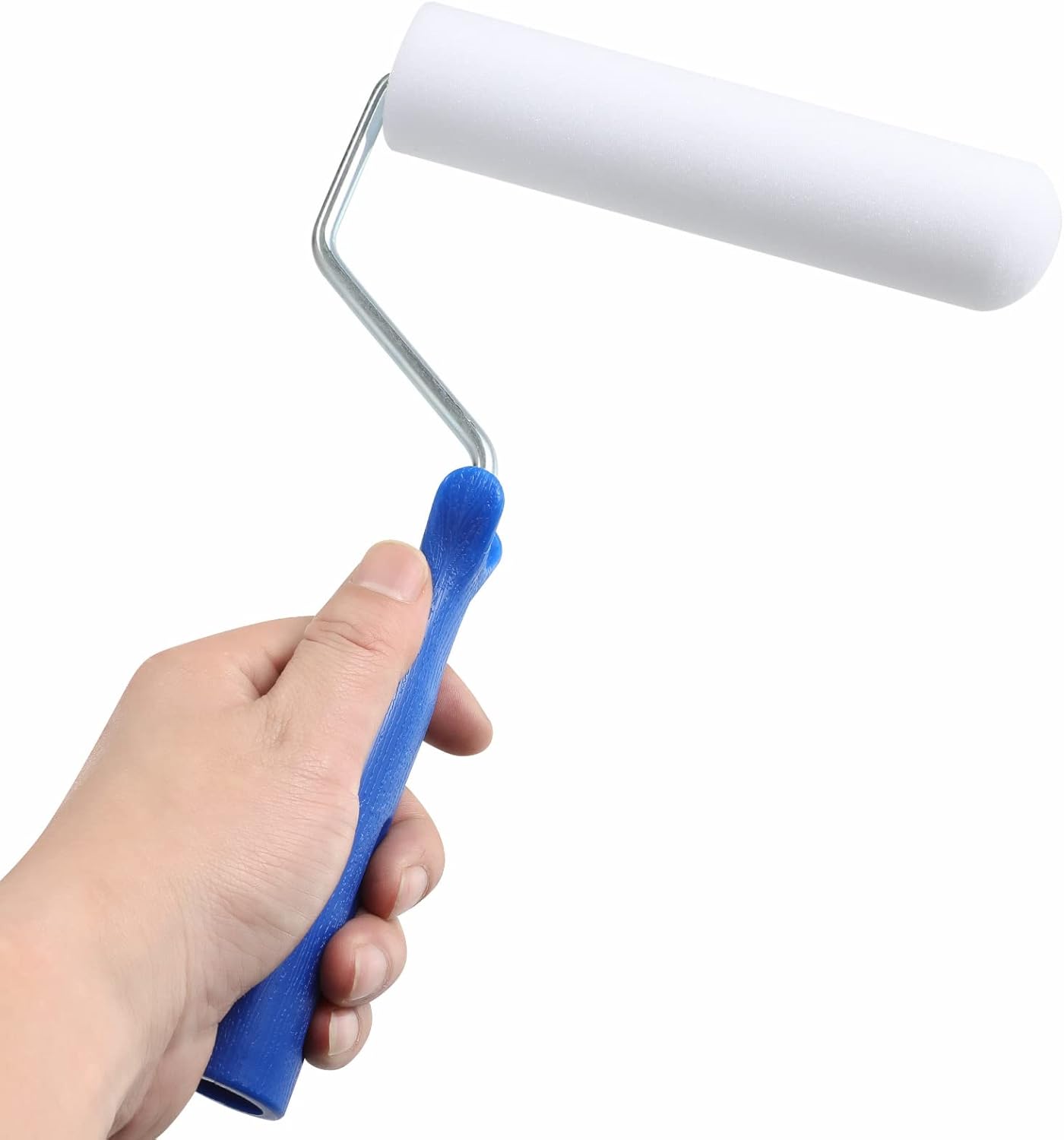 Paint Roller-High Density Foam Small Paint Roller 6 Inch, Mini Roller Set with Tray, Sponge Roller Refills, Finest Finish Foam Rollers for Use with All Paints,9 Piece