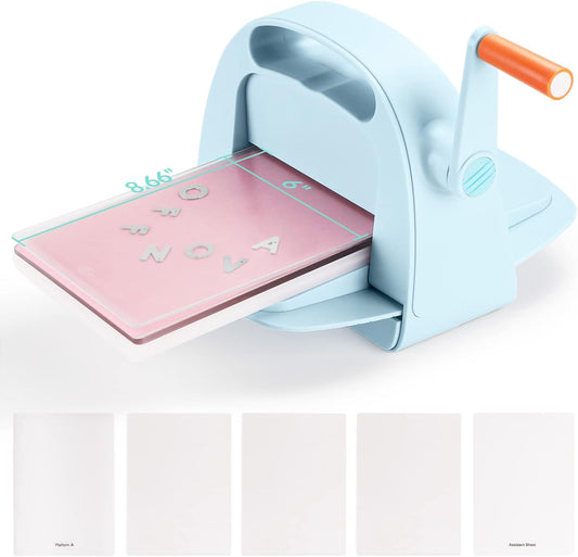 OFFNOVA Die Cutting and Embossing Machine, 6" Opening, for Dies and Embossers, Card Making and Scrapbooking Supplies Tools, Perfect for Invitations, Birthday Cards, Greeting Cards