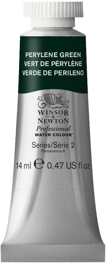 Winsor & Newton Professional Water Colour Paint, 0.47-oz Tube, Perylene Green