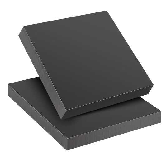 Rocaris Hot Rolled Steel Plate 5/8" x 4" x 4", Pack of 2, Weldable Steel Sheet Metal for Auto Body Repair, DIY Projects, Industrial Support