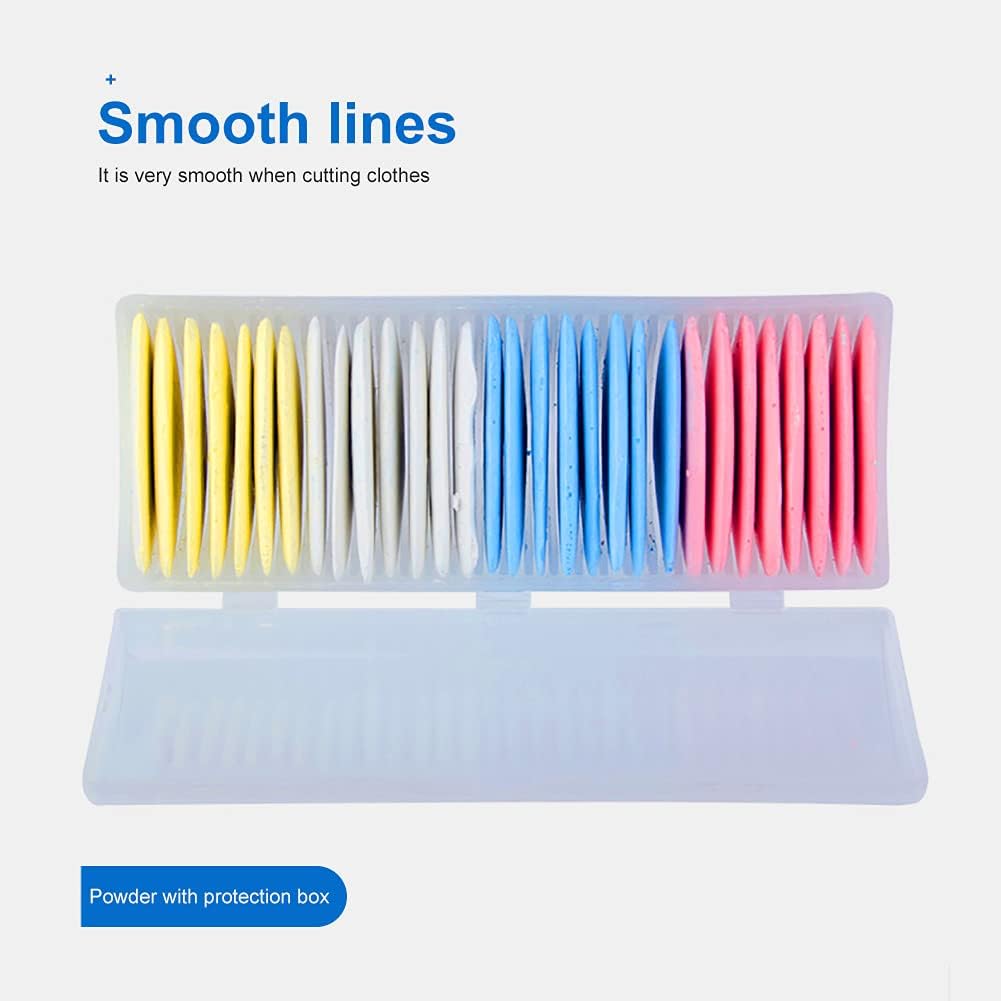 Triangle Tailors Chalk,Sewing Fabric Chalk and Fabric Markers for Quilting,Sewing Supplies Accessories(30 Pieces)