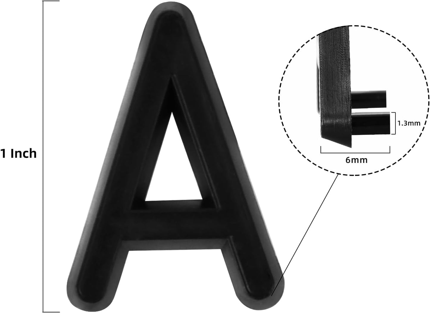 Felt Letter Board Letters,PRE-Cut Characters with Sorting Tray,Felt Board Letters (1 Inch Plus Black)