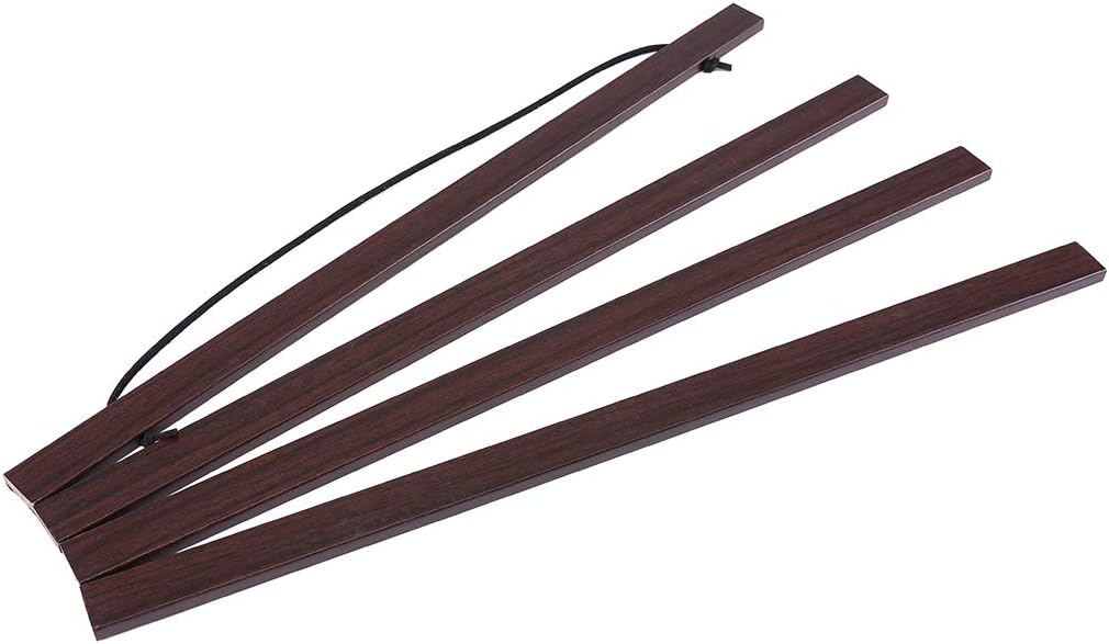 Ywlake Magnetic Poster Hanger, 17x24 17x11 17x22 Poster Frame Wood Wooden Magnet Print Posters Dowel Scroll Hanger Hangers Hanging Kit for Walls Map Canvas Artwork (Walnut, 17")