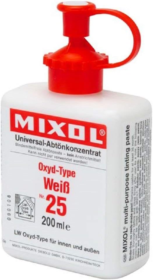 Mixol Universal Tints, White, #25, 200ml