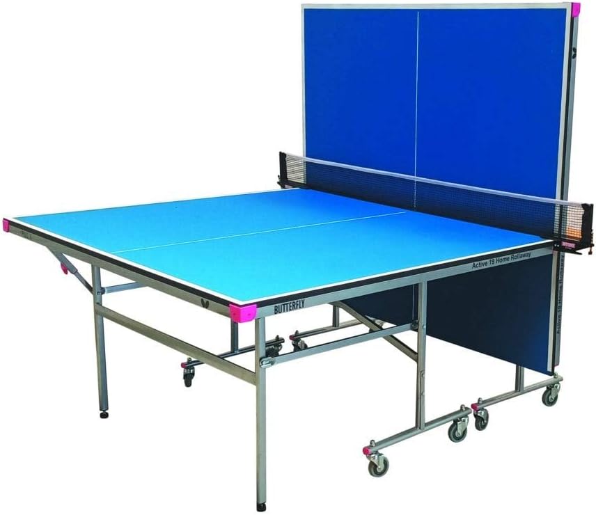 Butterfly Active 19 Home Ping Pong Table | Table Tennis Table for Game Room | 10 Minute Easy Assembly Game Table | Foldable Space Saver Ping Pong Table
