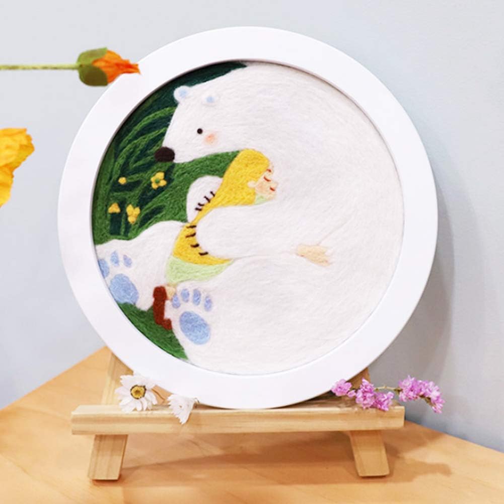 3.53oz Wool Roving Needle Felting Wool Pure Wool, Chunky Yarn, Spinning Wool Roving for Needle Felting Wet Felting DIY Hand Spinning (Meat Pink)