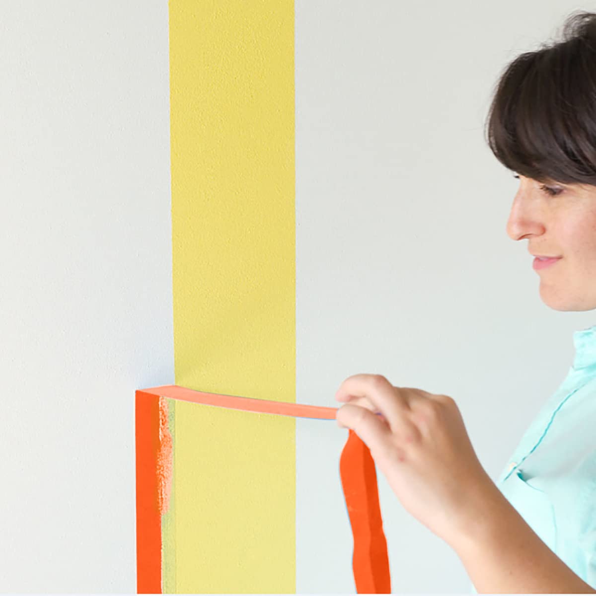 Orange Painters Tape,1 inch x 60 Yards x 5 Rolls (300 Yards Total) - Medium Adhesive Masking Tape for Painting,Labeling,DIY Crafting,Decoration and School Projects