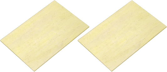 MECCANIXITY 2 Pcs Stained Glass Sheet Mosaic Tile 7.9 Inch x 5.9 Inch Khaki Stained Glass Sheets for Crafts DIY Art Project