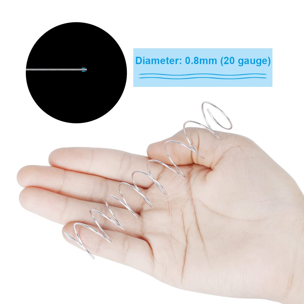Tenn Well 20 Gauge Jewelry Wire, 328 Feet 0.8mm Bendable Aluminum Craft Wire for Jewelry Making, Beading, Sculpting and Bonsai Training