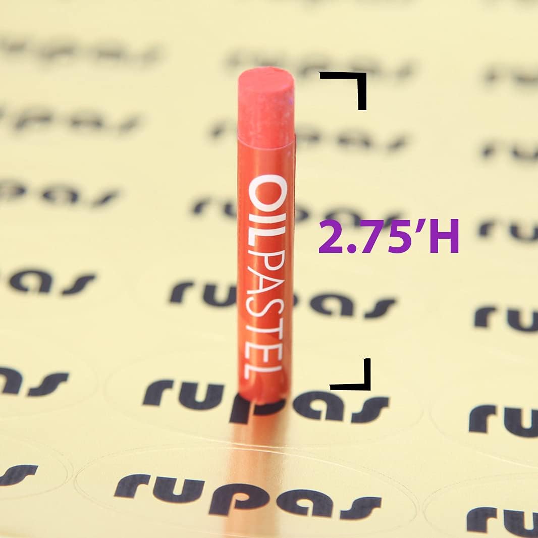 Rupas Soft Oil Pastel 48 Color Set Professional Grade