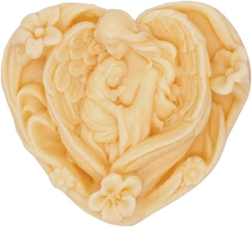 Maria Heart Shape Handmade Soap Mold Heart Shape Silicone Mold for Resin Candle Mold Heart Soap Mold Cartoon Cake Decoration Mold Maria Soap Mold