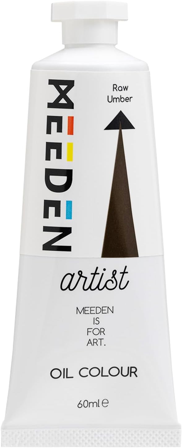 MEEDEN Artist Grade Oil Paint: Raw Umber - 60ml/2oz Tube - Professional Art Paints for Canvas Painting