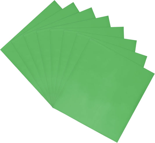 MECCANIXITY 50 Pack Toner Reactive Foil ,Deco Foil Transfer Sheets 8.5"x11" A4 Hot Foil Paper for Laser Printer Scrapbooking Heat Transfer DIY Craft,Green