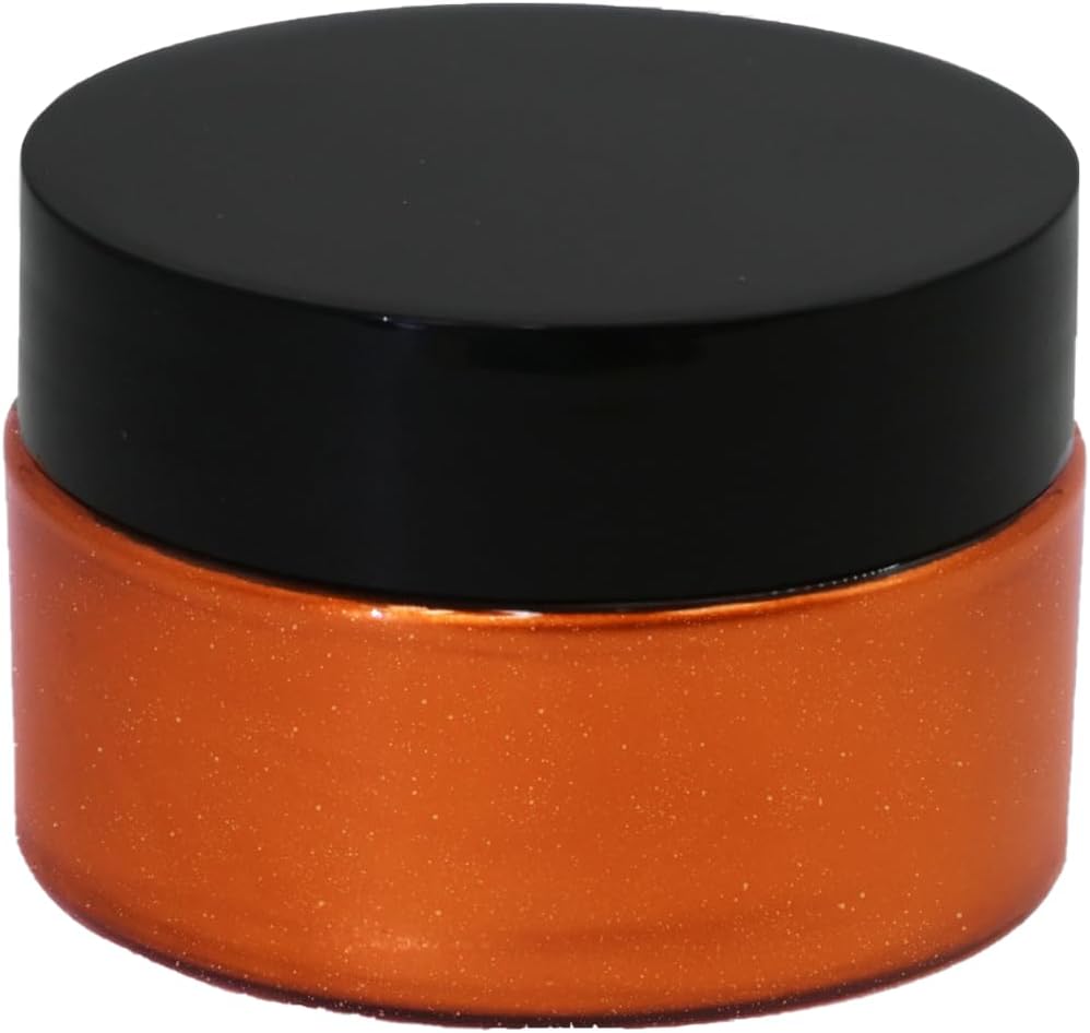 Shimmer Copper Metallic Acrylic Paint Metallic Chalk Paste 1.7oz/50ml, Ideal for Wood/T-Shirts/Glass/Stone, DIY Crafts Projects Glitter Pearlescent Golden Pigment Suitable for Beginners Artists