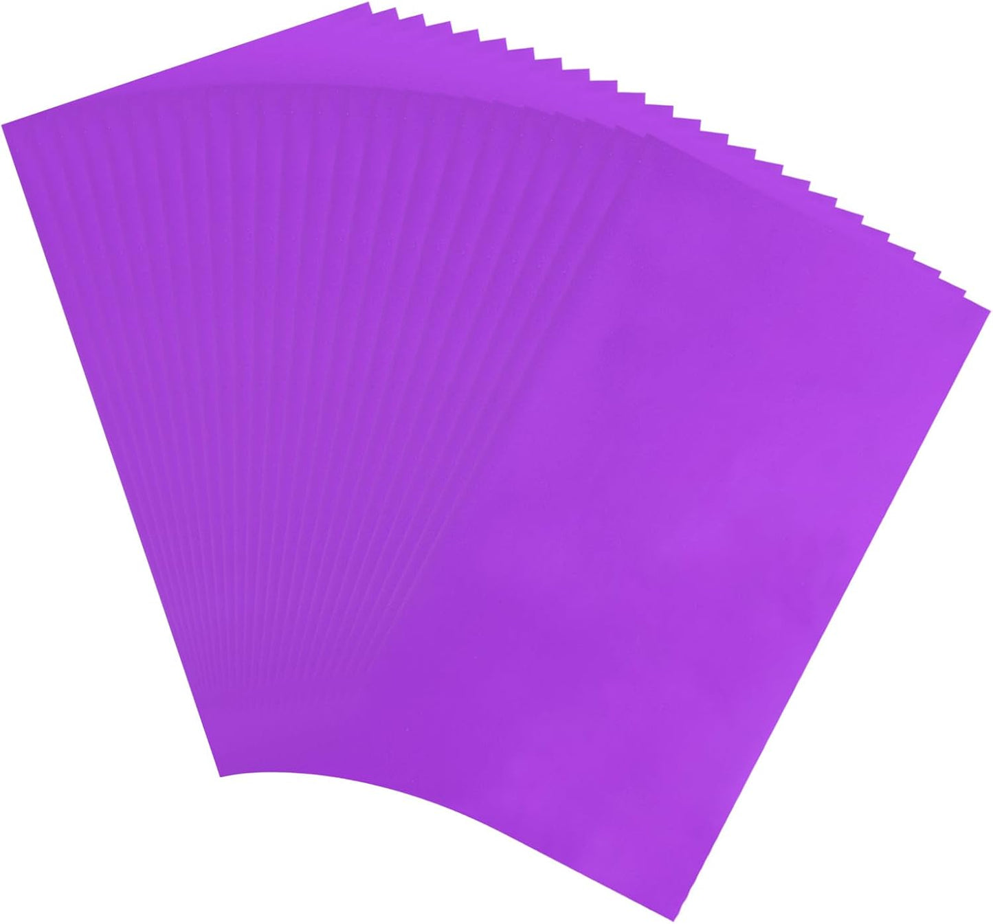MECCANIXITY 50 Sheets Heat Reactive Foil, 20x29cm Purple Foil Transfer Sheets Toner Reactive Foil Transfer Foil Sheets Hot Foil Stamping Paper for Crafts DIY Cardmaking Album Decoration
