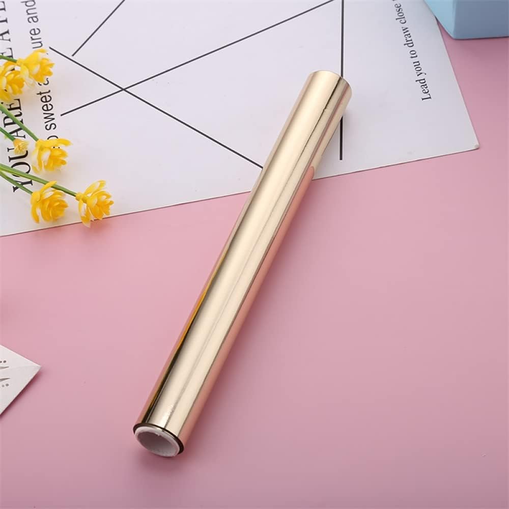 Transfer Foil Paper Bundle for Foil Quill/Heat Foil Pen/Hot Foil Stamping Machine,7.6inchx16.4ft Heat Transfer Foil Roll,5 Assorted Colors Hot Foil Roll Transfer Foil Roll for Craft Card Making