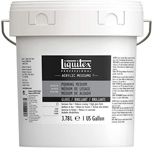 Liquitex Professional Effects Medium, 3.78L (1-Gallon), Gloss Pouring Medium