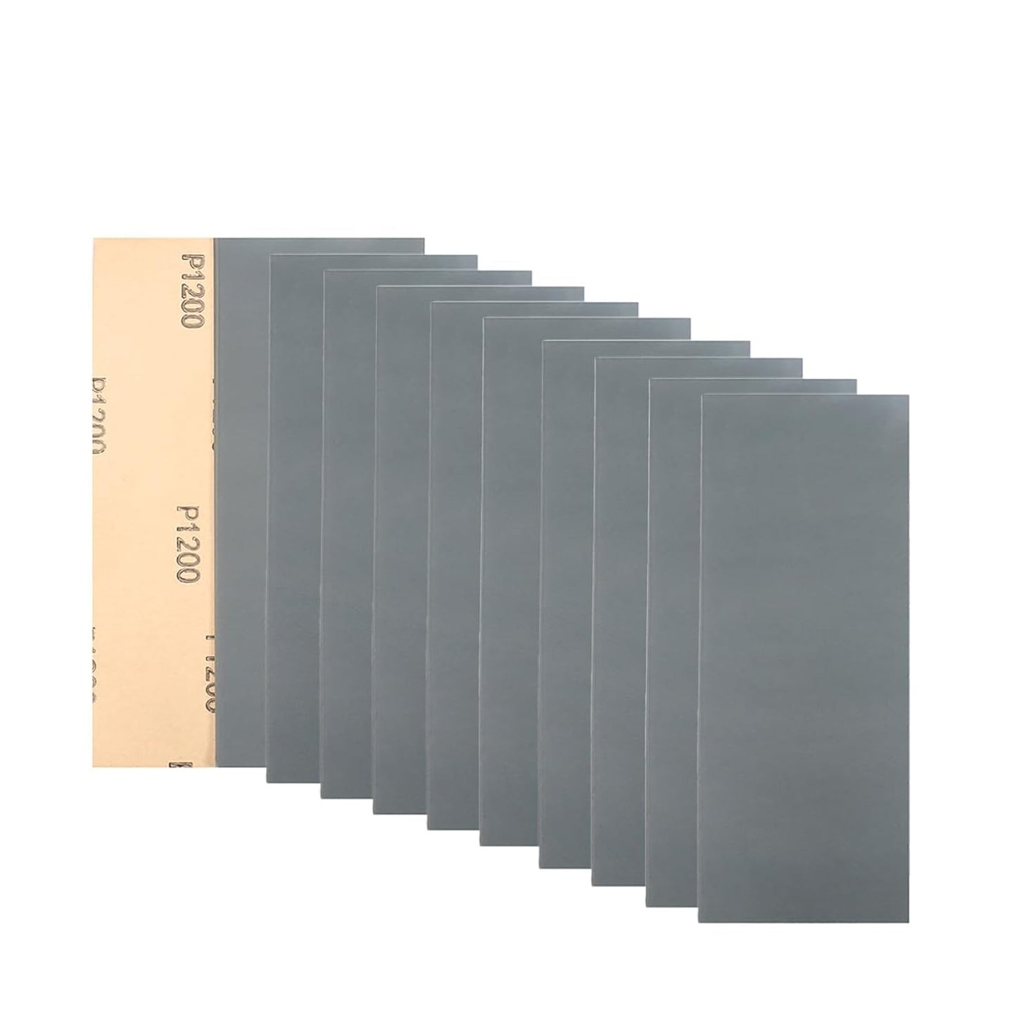 30Pcs 9 x 3.6 Inchs 1200 Grit Wet and Dry Handmade Universal Sanding Sheets, Suitable for Woodworking Furniture/Automobiles/Metal/Lacquer Polishing Sandpaper