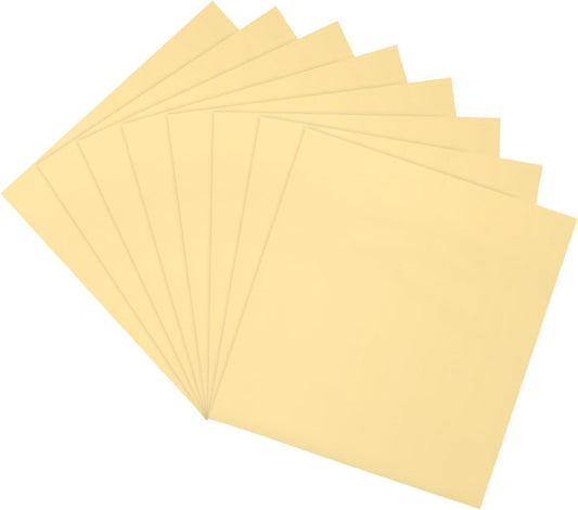 MECCANIXITY 50 Pack Toner Reactive Foil ,Deco Foil Transfer Sheets 8.5"x11" A4 Hot Foil Paper for Laser Printer Scrapbooking Heat Transfer DIY Craft,Matte Gold