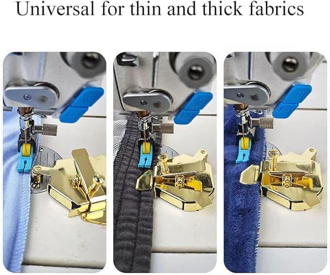 Bequilter Upgraded Multifunctional Magnetic Seam Guide for Sewing Machines, Adjustable Sewing Guide for Precise Stitching, Universal Sewing Supplies and Accessories (Silver)