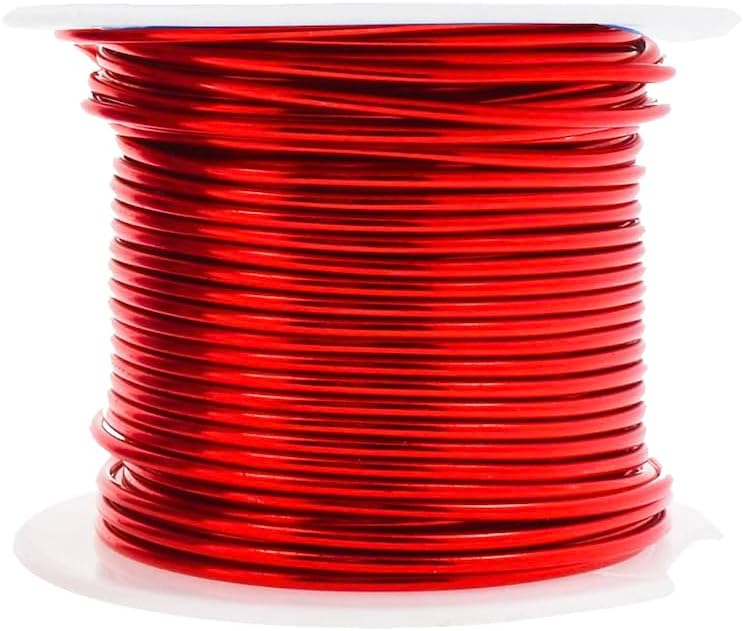 Mandala Crafts 18 Gauge Anodized Aluminum Craft Wire for Jewelry Making - 400 FT Colored Flexible Rainbow Wire - Bendable for Bonsai Armature Crafting Sculpting