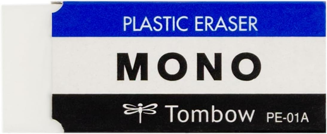 American Tombow TOMBOW 57320 40 Piece Display Box Small TOMBOW 57320 Mono Eraser, White
