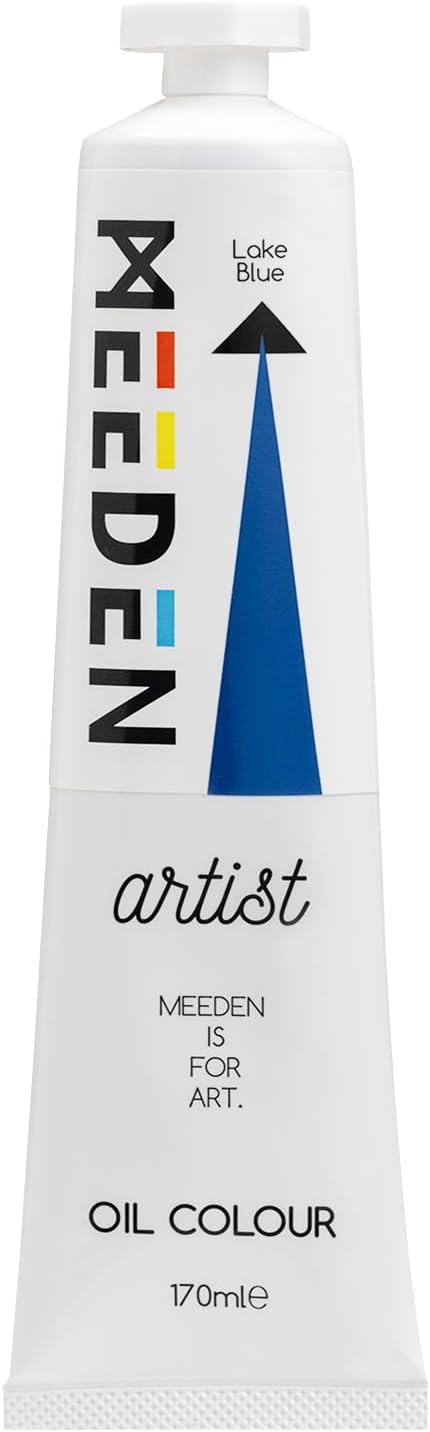 MEEDEN Artist Grade Oil Paint: Lake Blue - 170ml/5.7oz Tube - Professional Art Paints for Canvas Painting