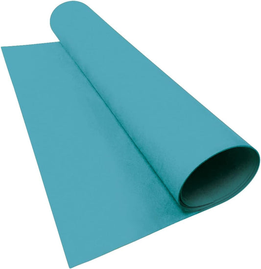 LotusFoam Large 3mm EVA Foam Sheet - 44"x 85" High Density Foam 130 kg/m3 for Cosplay, Costumes, Crafts, Flooring, Outdoor Use - 35 Colors (Aqua)