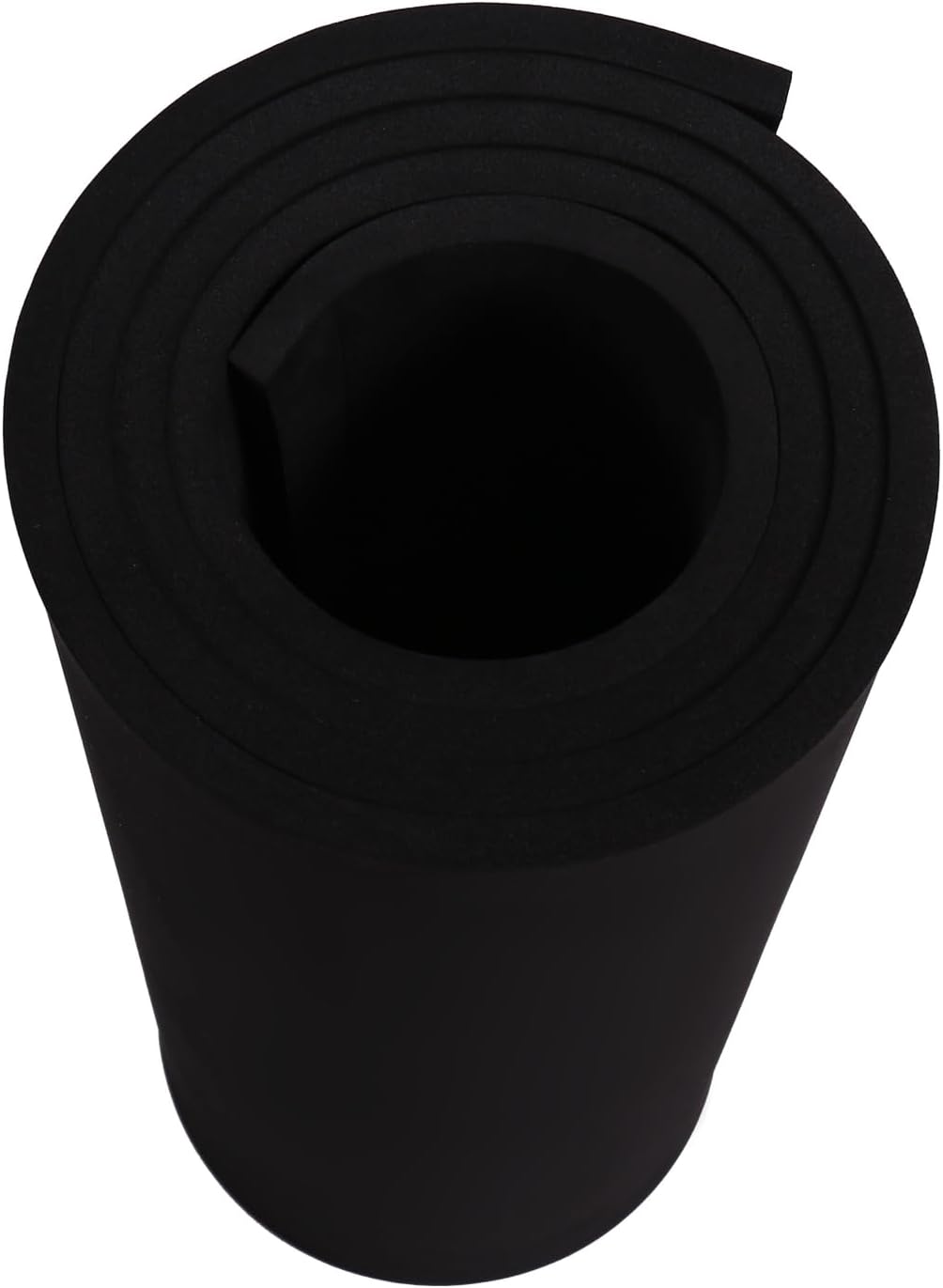 AMZQNART EVA Foam 10mm, Cosplay Foam Roll 16 x 59in (6.5sqft) Black, Suitable for Foam Cosplay Modeling, DIY Projects, Crafts, Ultra High Density 90 kg/m3.