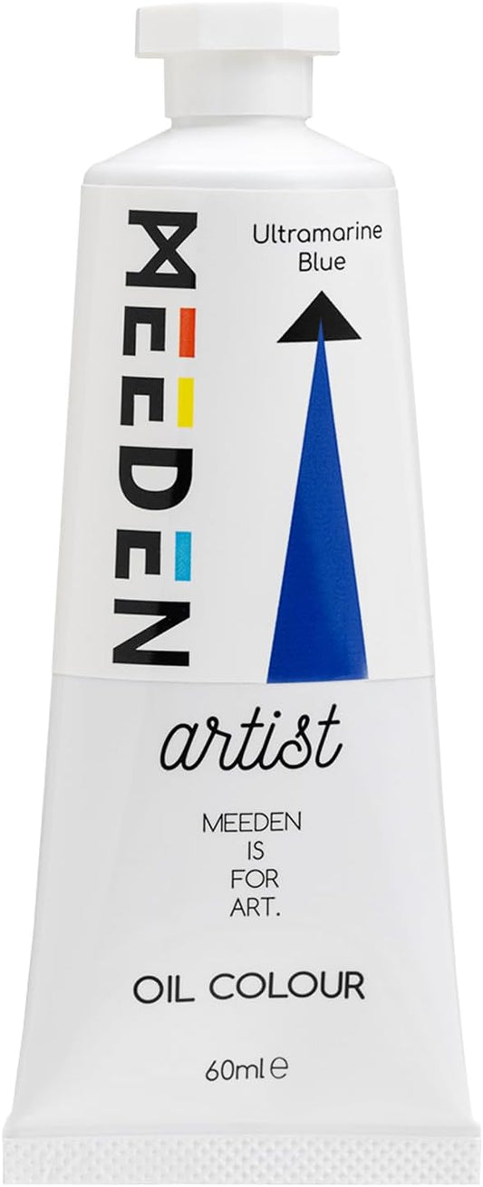 MEEDEN Artist Grade Oil Paint: Ultramarine Blue - 60ml/2oz Tube - Professional Art Paints for Canvas Painting
