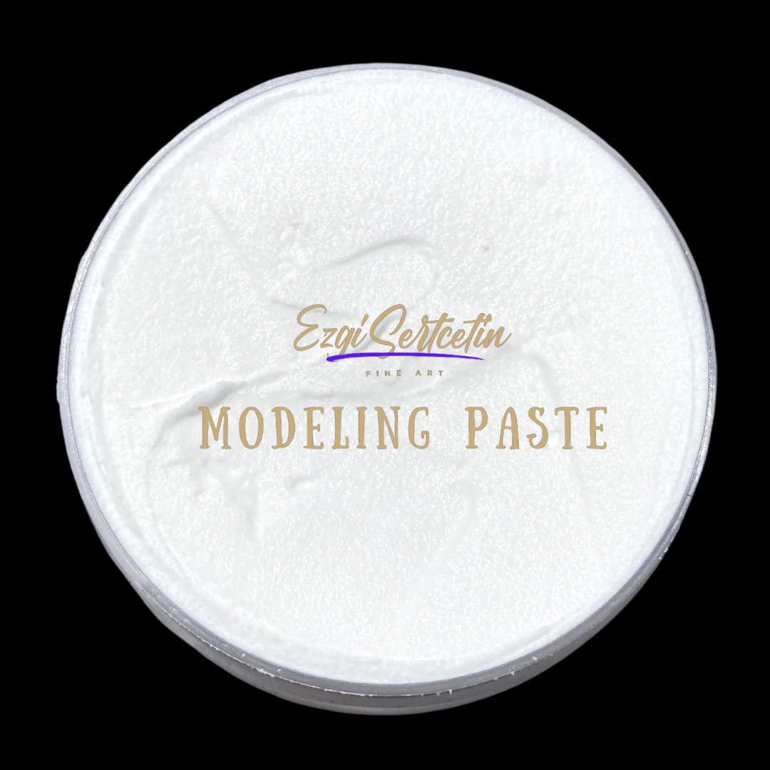 Premium Modeling Paste | Molding Paste | 8 oz | Lightweight Product | Ideal for Artwork and DIY | Perfect Density | by Ezgi Sertcetin