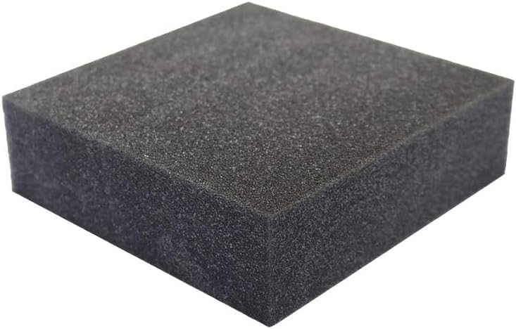 FoamRush 11" x 24" x 24" Charcoal High Density Upholstery Foam Cushion (Upholstery Sheet, Foam Padding, Seat Replacement, Chair Cushion Replacement, Square Foam, Wheelchair Seat Cushion) Made in USA
