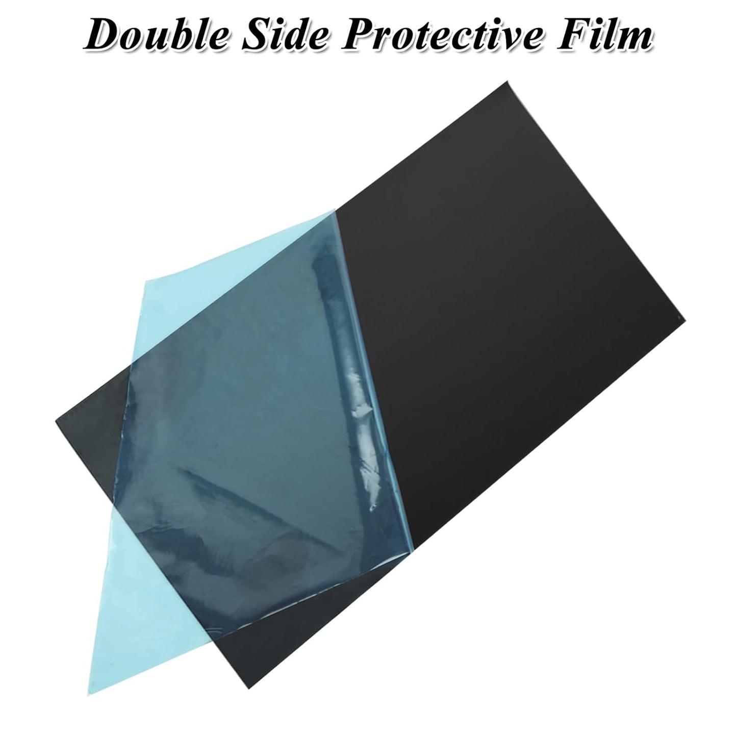 5 Pack 5052 Anodized Aluminum Sheet Metal 12 x 6 x 1/32 Inch Black Rectangular Aluminum Metal Plate Engraving Blanks for Laser Engraving