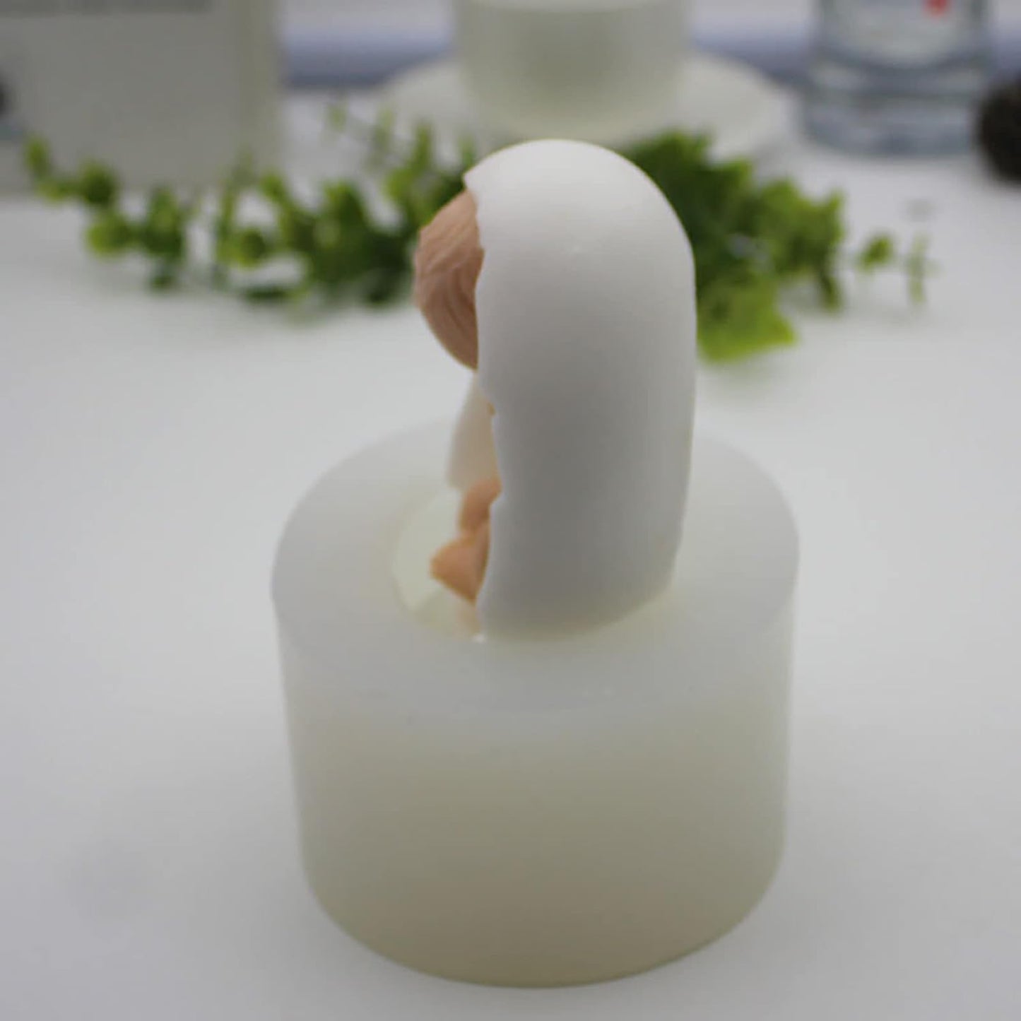 Baby Shape Silicone Handmade Soap Mold - Aroma Plaster Candle & Ice Sculpture Mold