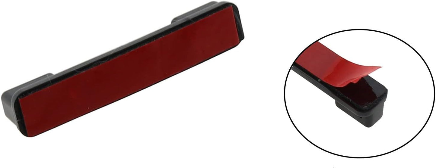 Self-Adhesive Bar Safety Pins E-outstanding 50pcs Black Safety Pin with Adhesive Brooch Back for ID Badges, Ribbons,Nametags and Crafting, Adhesive Badge Crafting Pins