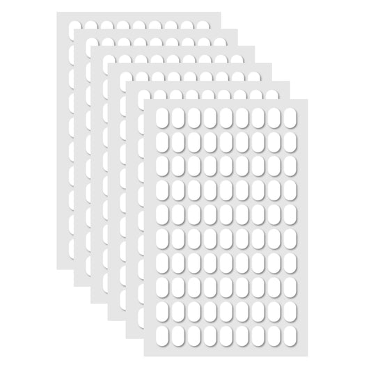 540 Pcs Sticky Tack Poster Stickers, Double Sided Sticky Round Clear Stickers, No Trace Poster Adhesive Putty Removable Waterproof Adhesive Dots for Festival Decoration Sticky Dot (0.31" X 0.51")
