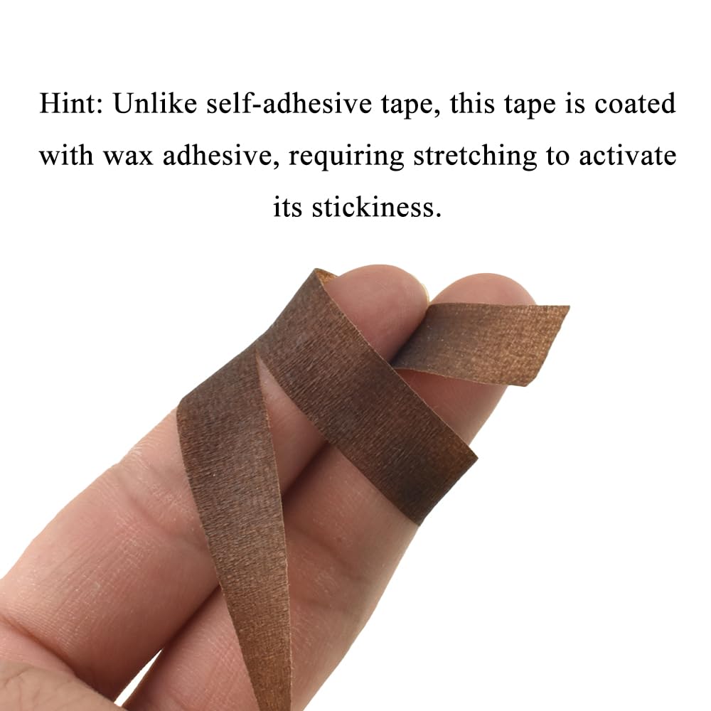 HAHIYO Brown 3Rolls 0.5Inch Wide Floral Tape - 270Feet/90Yard Total Paper Waterproof Florist Stem Wrap Tape Decorative Tape for Bouquet Stem Wrapping Corsages Flower Arranging Floral Craft