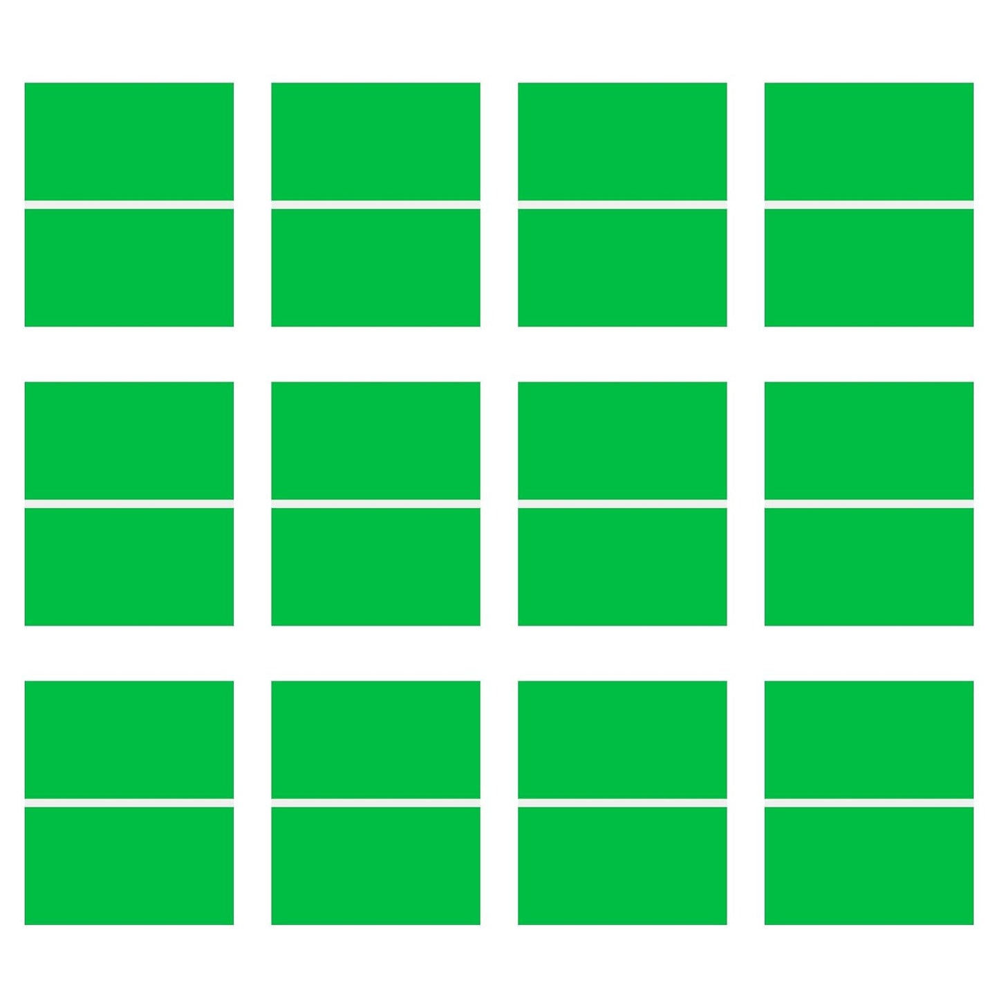 Laser Engraving Blank Green ABS Double Color Plastic Sheet, 11.8x6.49x0.05 inch Materials Double Color Plastic Sheet for Interior Signs, Badges (Green)