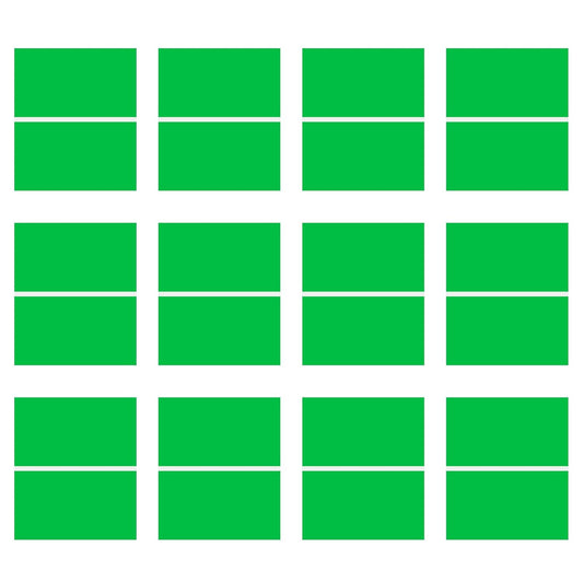 Laser Engraving Blank Green ABS Double Color Plastic Sheet, 11.8x6.49x0.05 inch Materials Double Color Plastic Sheet for Interior Signs, Badges (Green)